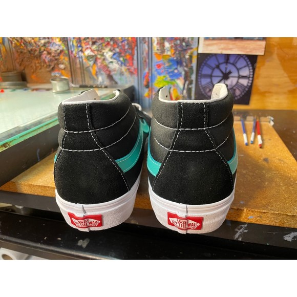 Vans Sk8-Mid Classic Sport Black Waterfall Size US 11 Men's New VN0A3WM34FV - Picture 4 of 7